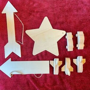 8 piece wooden crafter bundle